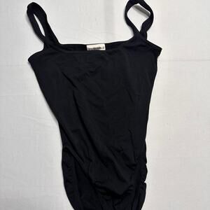 Victorias Secret Vintage Size Small Black Square Neck Super Soft